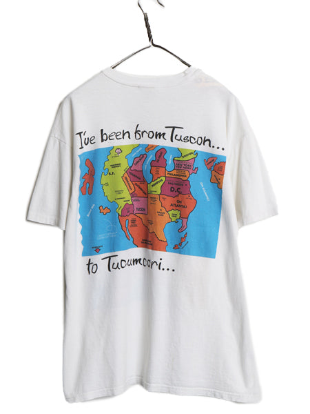 90s USA製 ☆ リトルフィート ツアー イラスト プリント Tシャツ