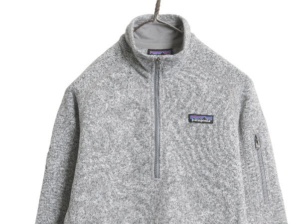 パタゴニア ベターセーター ハーフジップ レディース S / 古着 19年製 裏起毛 フリース セーター プルオーバー ブルゾン ジャケット 企業物