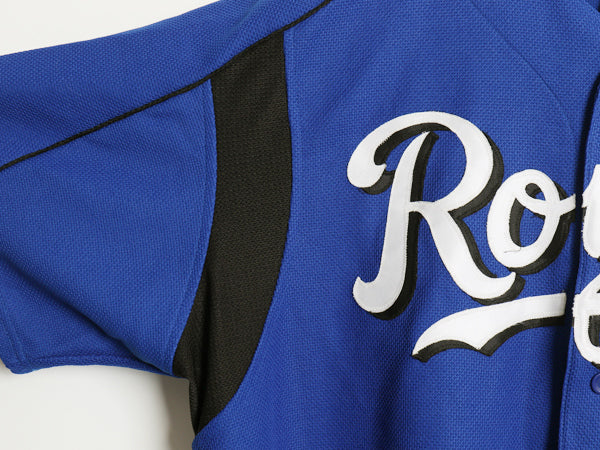 USA製 ロイヤルズ ベースボール シャツ メンズ XL / MLB オフィシャル マジェスティック 大リーグ ユニフォーム ゲームシャツ 大きいサイズ