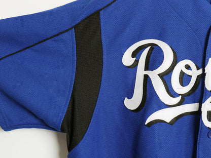 USA製 ロイヤルズ ベースボール シャツ メンズ XL / MLB オフィシャル マジェスティック 大リーグ ユニフォーム ゲームシャツ 大きいサイズ