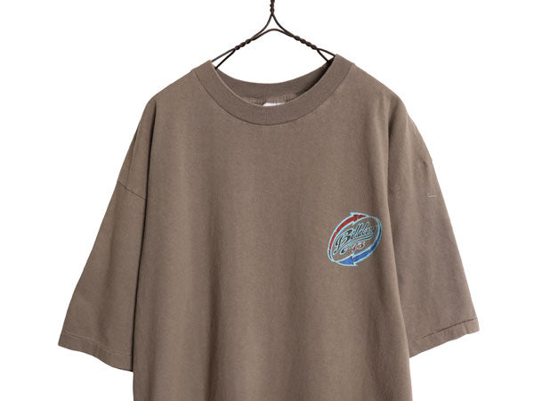 90s USA製 ☆ ビラボン 両面 ロゴ プリント Tシャツ メンズ XL / オールド サーフ グラフィック Y2K ストリート シングルステッチ ブラウン
