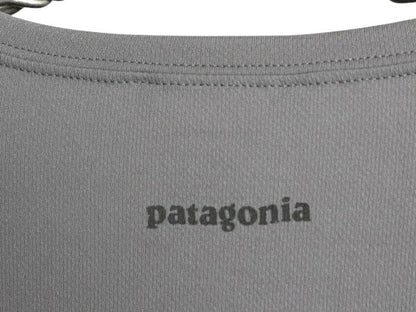 パタゴニア 両面 プリント 長袖 Tシャツ メンズ L / 古着 アウトドア ストレッチ インナー アンダーシャツ カットソー ロンT ワンポイント
