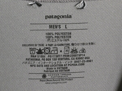 パタゴニア 両面 プリント 長袖 Tシャツ メンズ L / 古着 アウトドア ストレッチ インナー アンダーシャツ カットソー ロンT ワンポイント