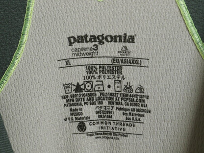 パタゴニア キャプリーン 3 長袖 Tシャツ メンズ XL / 古着 12年製 アウトドア ストレッチ カットソー ロンT アンダーシャツ 大きいサイズ