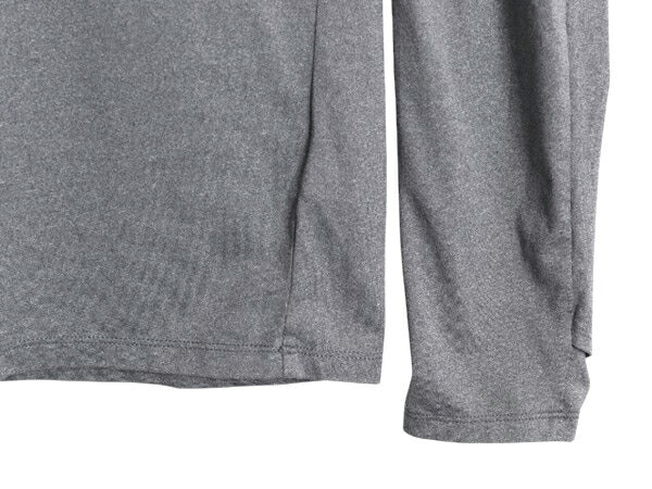 ノースフェイス ハーフジップ 長袖 Tシャツ メンズ XL 古着 ロンT ハイネック ストレッチ インナー カットソー ストレッチ 大きいサイズ 灰