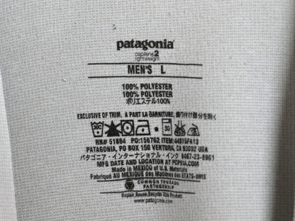 パタゴニア キャプリーン 2 長袖 Tシャツ メンズ L 13年製 アウトドア ロンT インナー アンダーシャツ ストレッチ ワンポイント カットソー