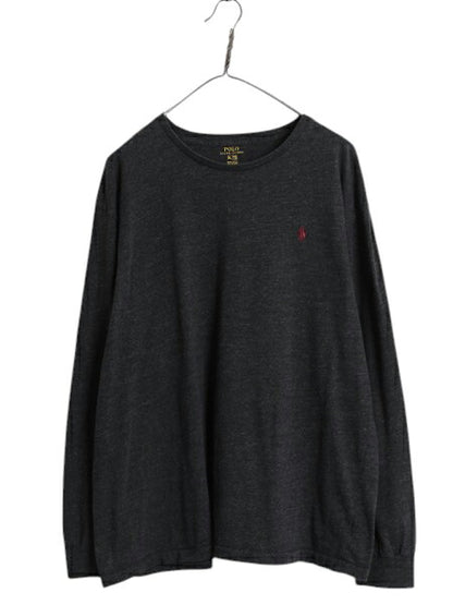 ポロ ラルフローレン 長袖 Tシャツ メンズ XL / ロンT コットン ワンポイント ロングスリーブ カットソー シングルステッチ 大きいサイズ