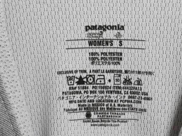 パタゴニア キャプリーン 3 長袖 Tシャツ レディース S / 13年製 アウトドア ストレッチ アンダーシャツ カットソー インナー ワンポイント