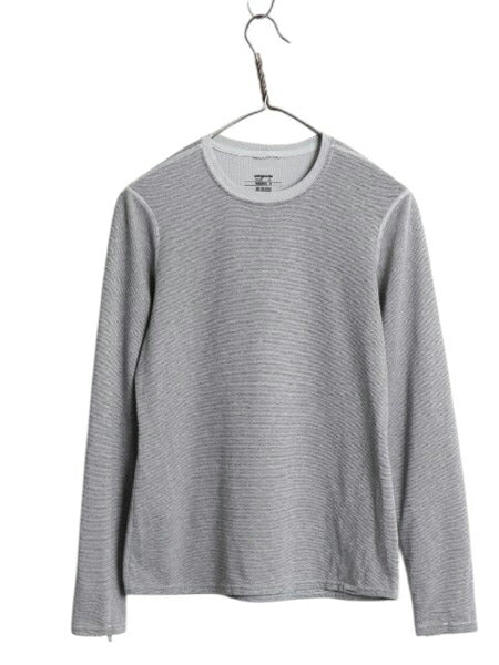 パタゴニア キャプリーン 3 長袖 Tシャツ レディース S / 13年製 アウトドア ストレッチ アンダーシャツ カットソー インナー ワンポイント