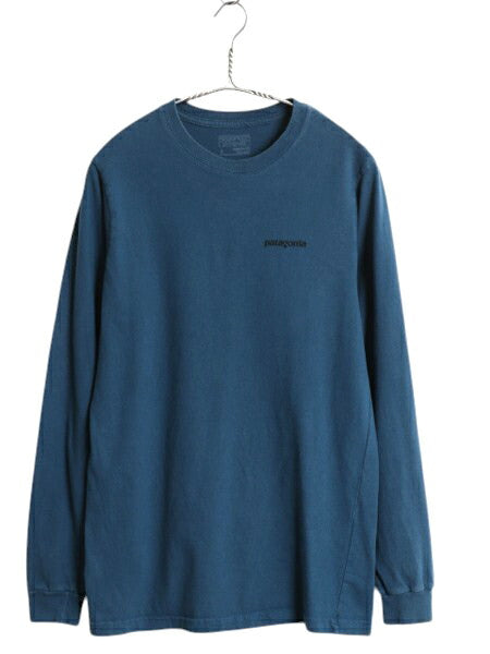 パタゴニア 両面 プリント 長袖 Tシャツ メンズ S / 古着 15年製 アウトドア バックプリント フィッシュ グラフィック イラスト カットソー