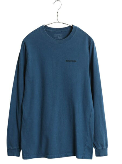 パタゴニア 両面 プリント 長袖 Tシャツ メンズ S / 古着 15年製 アウトドア バックプリント フィッシュ グラフィック イラスト カットソー