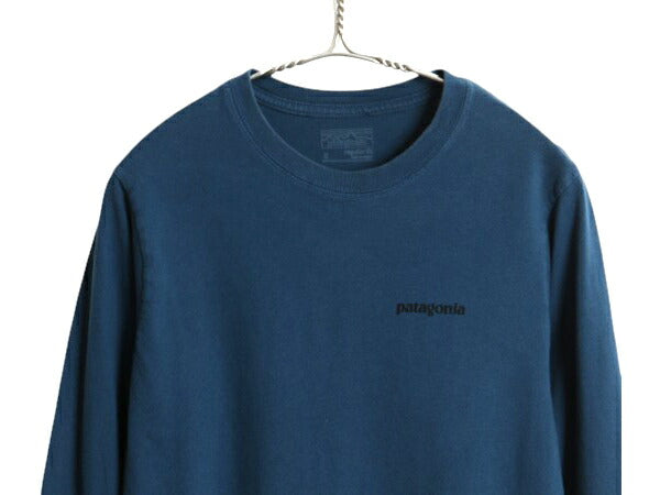 パタゴニア 両面 プリント 長袖 Tシャツ メンズ S / 古着 15年製 アウトドア バックプリント フィッシュ グラフィック イラスト カットソー