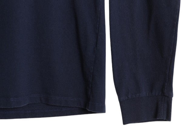 パタゴニア 両面 プリント 長袖 Tシャツ メンズ M / 古着 21年製 アウトドア ロンT ロングスリーブ ロゴT ボックスロゴ バックプリント 紺