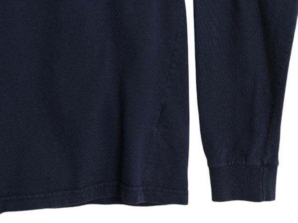 パタゴニア 両面 プリント 長袖 Tシャツ メンズ S / 古着 17年製 アウトドア ロンT ロングスリーブ ロゴT P6 バックプリント カットソー 紺