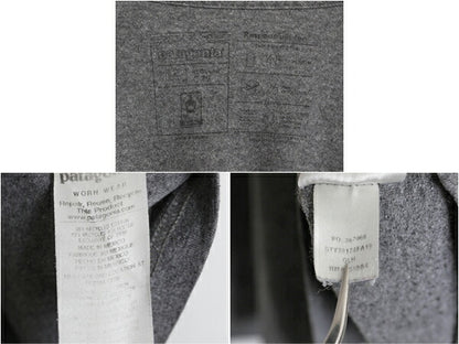 パタゴニア 両面 プリント 半袖 Tシャツ メンズ M / 19年製 アウトドア P6 ボックスロゴ バックプリント カットソー ゆったり シンプル 灰