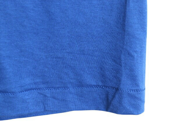 デッドストック 90s USA製 スクリーン スターズ 無地 半袖 Tシャツ メンズ L オールド シングルステッチ カットソー トップス ブランク 青
