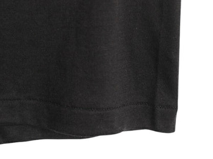 デッドストック 80s USA製 アンビル 無地 半袖 Tシャツ メンズ L 小さめ M 程 新品 ヴィンテージ カットソー シングルステッチ ブランク 黒