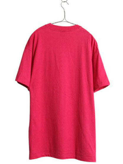 デッドストック 90s USA製 スクリーン スターズ 無地 半袖 Tシャツ メンズ XL オールド シングルステッチ カットソー 大きいサイズ ピンク