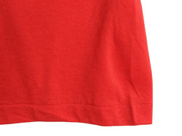 デッドストック 80s USA製 アンビル 無地 半袖 Tシャツ メンズ L / 新品 ヴィンテージ カットソー トップス シングルステッチ ブランク 赤