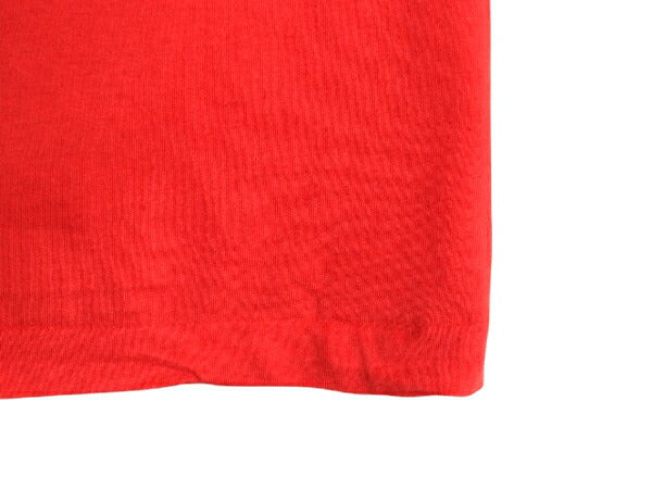 デッドストック 80s USA製 アンビル 無地 半袖 Tシャツ メンズ L / 新品 ヴィンテージ シングルステッチ カットソー トップス ブランク 赤