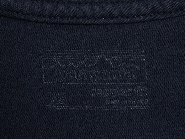 パタゴニア 両面 プリント 半袖 Tシャツ メンズ XS 17年製 アウトドア P6 ボックスロゴ バックプリント オーガニック コットン カットソー