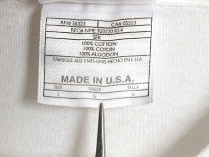 90s USA製 ナイキ ゴルフ プリント 半袖 Tシャツ メンズ L / オールド 当時物 スウッシュ 18 ロゴ グラフィック カットソー ヘビーウェイト