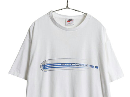 90s USA製 ナイキ ゴルフ プリント 半袖 Tシャツ メンズ L / オールド 当時物 スウッシュ 18 ロゴ グラフィック カットソー ヘビーウェイト