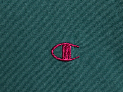 80s USA製 チャンピオン 半袖 Tシャツ メンズ M / ヴィンテージ 100% コットン カットソー トップス ワンポイント 目付き シンプル 青タグ