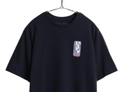 NYC 限定モデル パタゴニア 両面 プリント 半袖 Tシャツ メンズ S / 22年製 アウトドア グラフィック アート カットソー バックプリント 紺