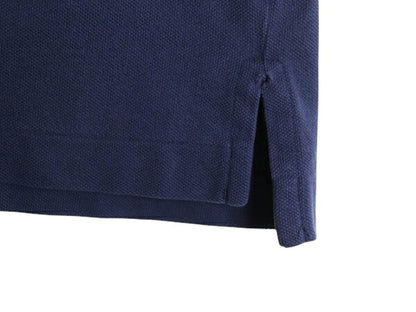 ポロジーンズ ラルフローレン 鹿の子 半袖 ポロシャツ メンズ XL 程/ 古着 ポロ 半袖シャツ カットソー 大きいサイズ ワンポイント 星条旗