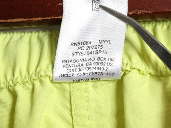 パタゴニア ベアリー バギーズ ショーツ レディース XL / 古着 15年製 Patagonia ナイロン ショートパンツ 短パン 海パン 水陸両用 スイム