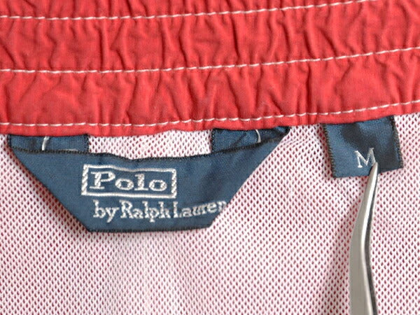 00s ポロ ラルフローレン ナイロン ショートパンツ メンズ М 古着 オールド ショーツ 水陸両用 短パン 海パン インナー付き サーフ スイム