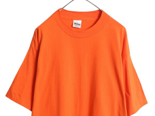 デッドストック 90s USA製 ムリナ 無地 半袖 Tシャツ メンズ XL 新品 ヘビーウェイト コットン カットソー 大きいサイズ シングルステッチ