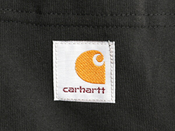 デッドストック カーハート ポケット付き 半袖 Tシャツ メンズ XL / ワンポイント ヘビーウェイト ポケT ルーズフィット 黒 大きいサイズ