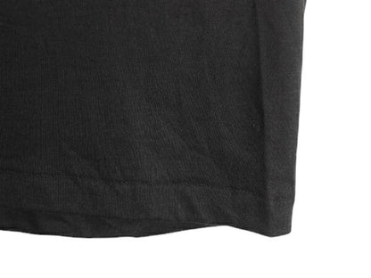 デッドストック 80s USA製 アンビル 無地 半袖 Tシャツ メンズ L 小さめ M 程 新品 ヴィンテージ カットソー シングルステッチ ブランク 黒