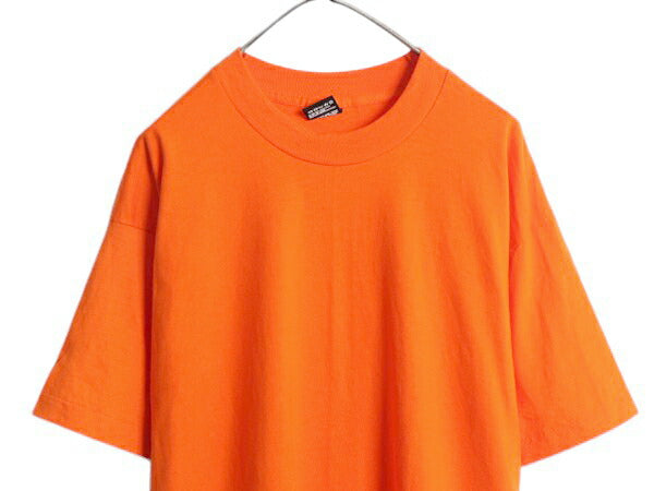 デッドストック 90s USA製 フルーツオブザルーム 無地 半袖 Tシャツ メンズ XL / 新品 シングルステッチ カットソー トップス 大きいサイズ