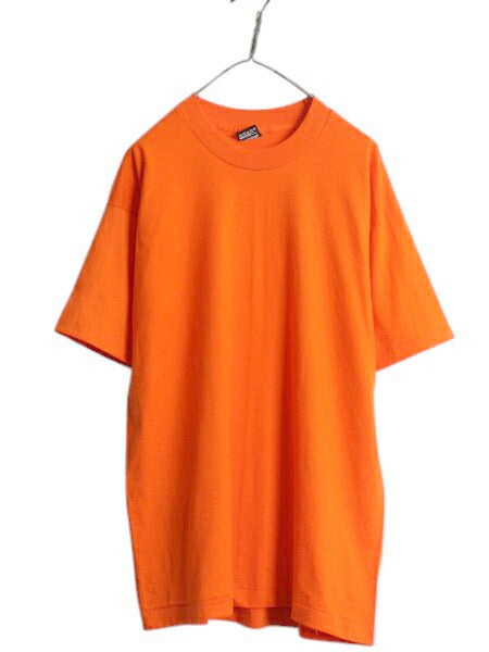デッドストック 90s USA製 フルーツオブザルーム 無地 半袖 Tシャツ メンズ XL / 新品 シングルステッチ カットソー トップス 大きいサイズ