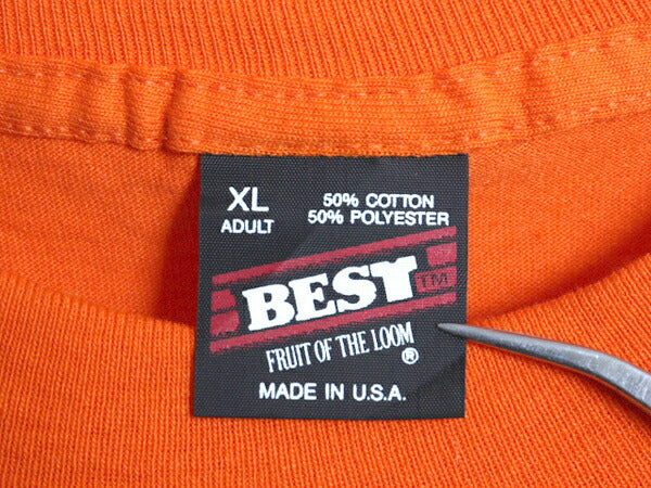 デッドストック 90s USA製 フルーツオブザルーム 無地 半袖 Tシャツ メンズ XL / 新品 シングルステッチ トップス カットソー 大きいサイズ