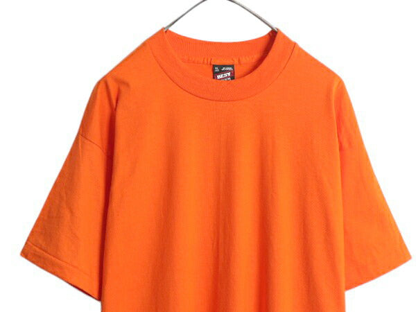 デッドストック 90s USA製 フルーツオブザルーム 無地 半袖 Tシャツ メンズ XL / 新品 シングルステッチ トップス カットソー 大きいサイズ