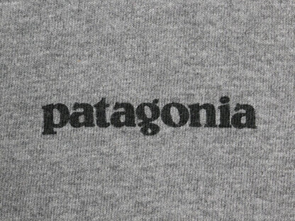 パタゴニア 両面 プリント 半袖 Tシャツ メンズ XL 17年製 アウトドア P6 ボックスロゴ オーガニック コットン カットソー 大きいサイズ 灰