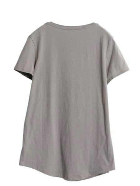 デッドストック パタゴニア プリント 半袖 Tシャツ レディース M / 18年製 フィッツロイ ベア グラフィック アート イラスト カットソー 灰