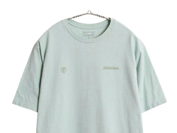パタゴニア 両面 プリント 半袖 Tシャツ メンズ S 24年製 アウトドア バックプリント グラフィック カットソー トップス ゆったり シンプル
