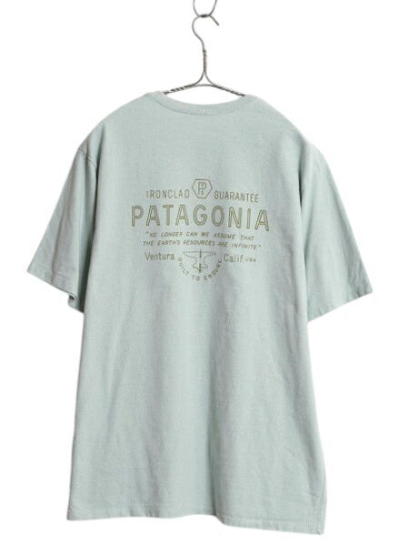 パタゴニア 両面 プリント 半袖 Tシャツ メンズ S 24年製 アウトドア バックプリント グラフィック カットソー トップス ゆったり シンプル