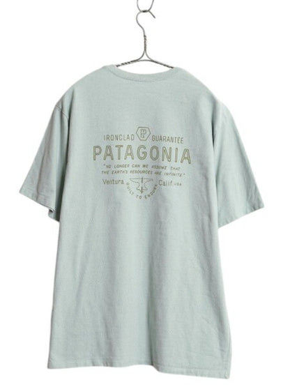 パタゴニア 両面 プリント 半袖 Tシャツ メンズ S 24年製 アウトドア バックプリント グラフィック カットソー トップス ゆったり シンプル