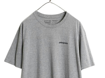 パタゴニア 両面 プリント 半袖 Tシャツ メンズ XL 古着 18年製 アウトドア P6 ボックスロゴ バックプリント カットソー トップス シンプル
