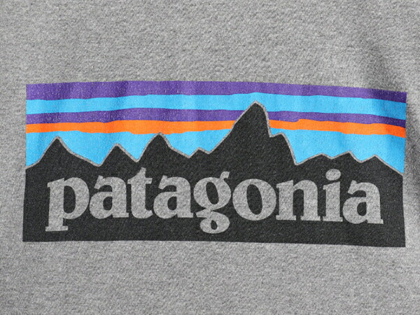パタゴニア 両面 プリント 半袖 Tシャツ メンズ XL 古着 18年製 アウトドア P6 ボックスロゴ バックプリント カットソー トップス シンプル