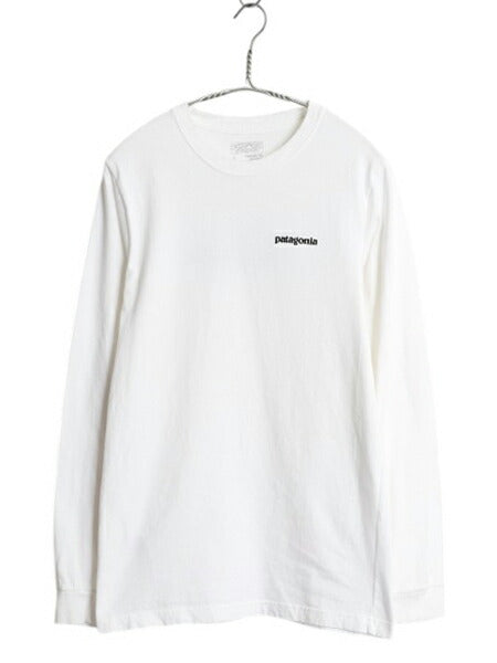 パタゴニア 両面 プリント 長袖 Tシャツ メンズ S / 古着 15年製 アウトドア バックプリント フィッシュ グラフィック イラスト カットソー