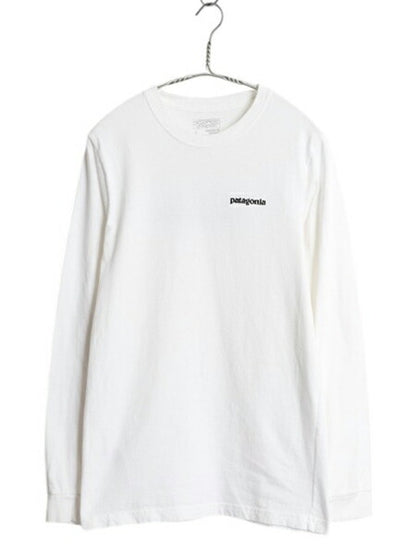 パタゴニア 両面 プリント 長袖 Tシャツ メンズ S / 古着 15年製 アウトドア バックプリント フィッシュ グラフィック イラスト カットソー