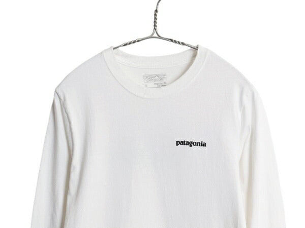 パタゴニア 両面 プリント 長袖 Tシャツ メンズ S / 古着 15年製 アウトドア バックプリント フィッシュ グラフィック イラスト カットソー