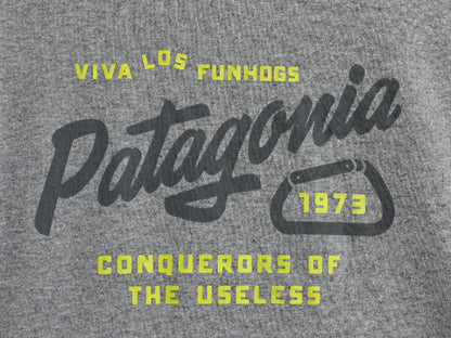 パタゴニア メッセージ ロゴ プリント 半袖 Tシャツ メンズ XL 18年製 アウトドア イラスト カットソー アート グラフィック 大きいサイズ